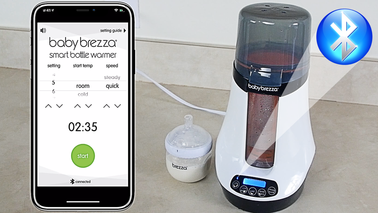 How to Use Your Phone with the Baby Brezza Smart Bottle Warmer - Bluetooth  — Maddie's Daddy