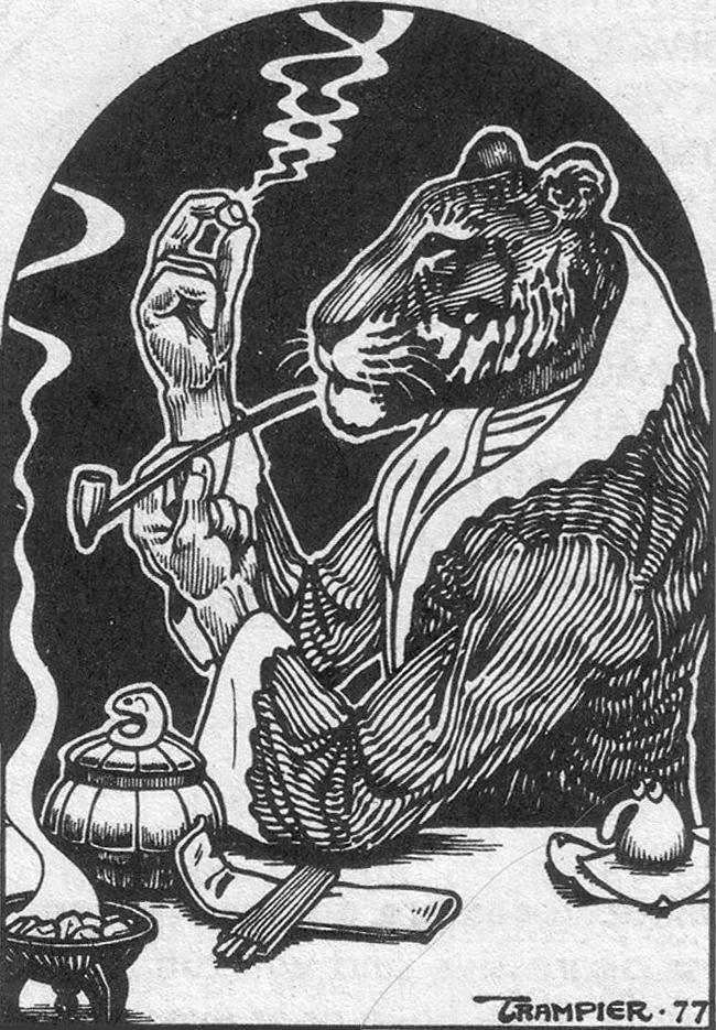 Il Sophie d'un peu de tabac pour être heureux comme un roi. Rakshasa