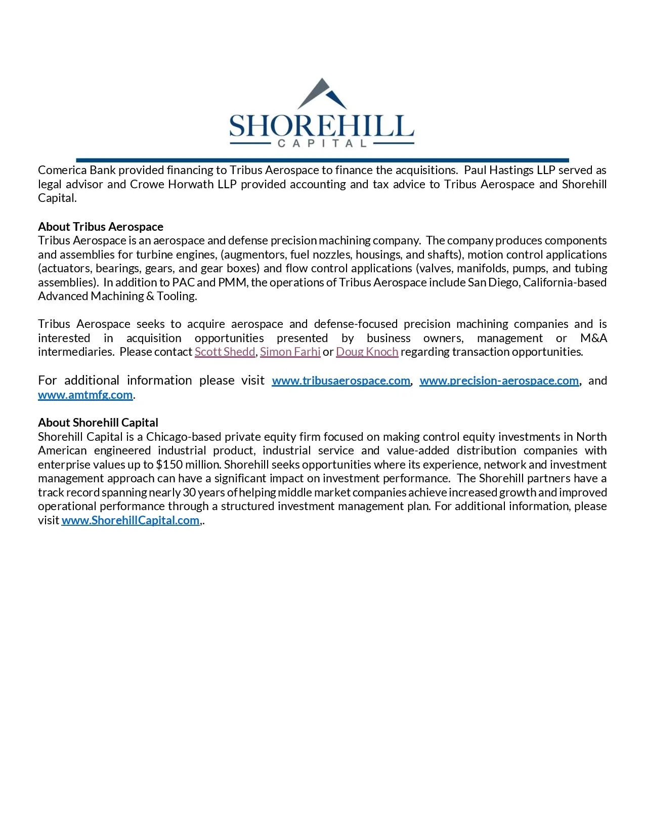 Press Release - Tribus Aerospace Acquires Precision Aerospace Corporation and Precision Micro Mill - vFINAL-page-002.jpg