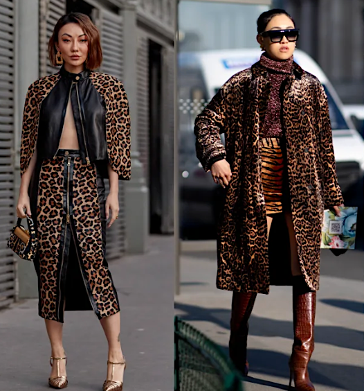 According to the Street Style Crowd at Couture, Leopard is Back, Baby!