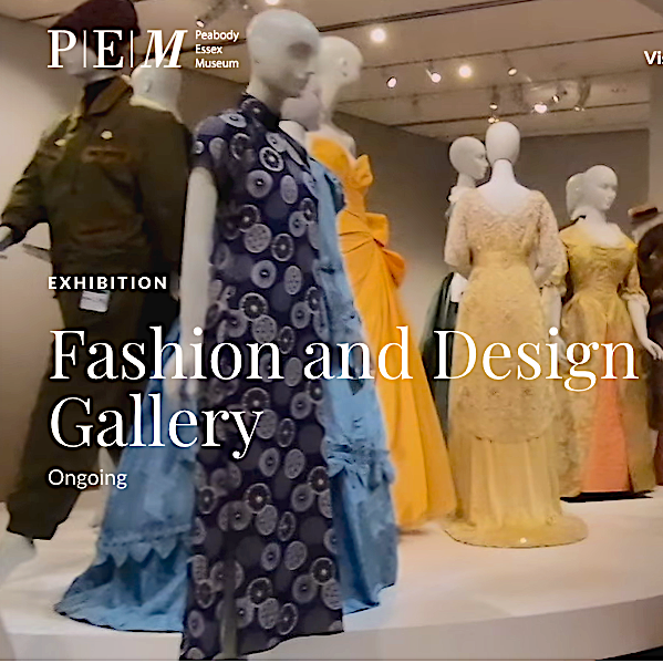 Peabody Essex Museum's Virtual Fashion Exhibit