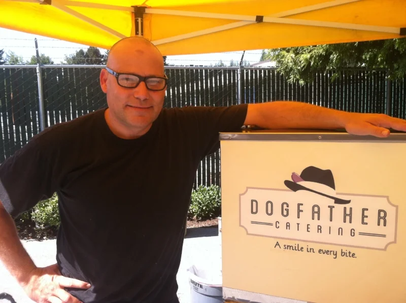 Steven DeCourcy owner of Dogfather Catering Seattle Event Food Caterer