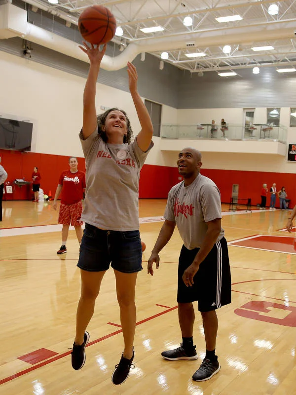 Inside the Huskers practice!