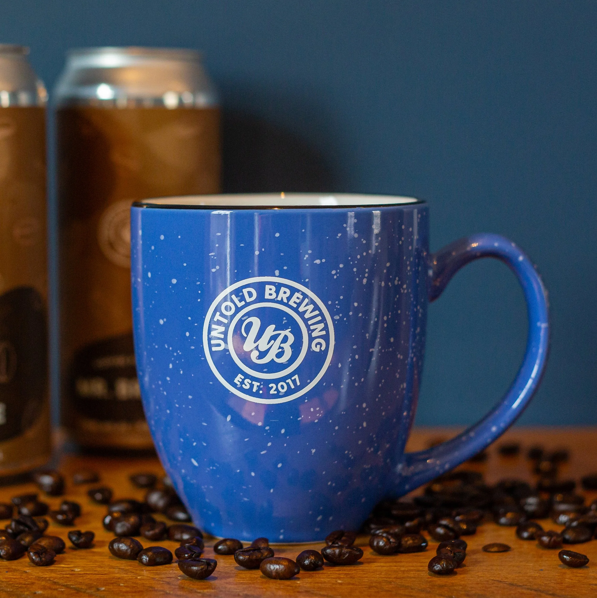 Ceramic Ocean Blue Coffee Mug