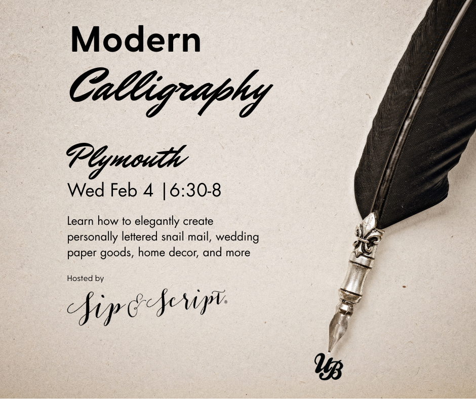 Plymouth | Modern Calligraphy For Beginners Workshop