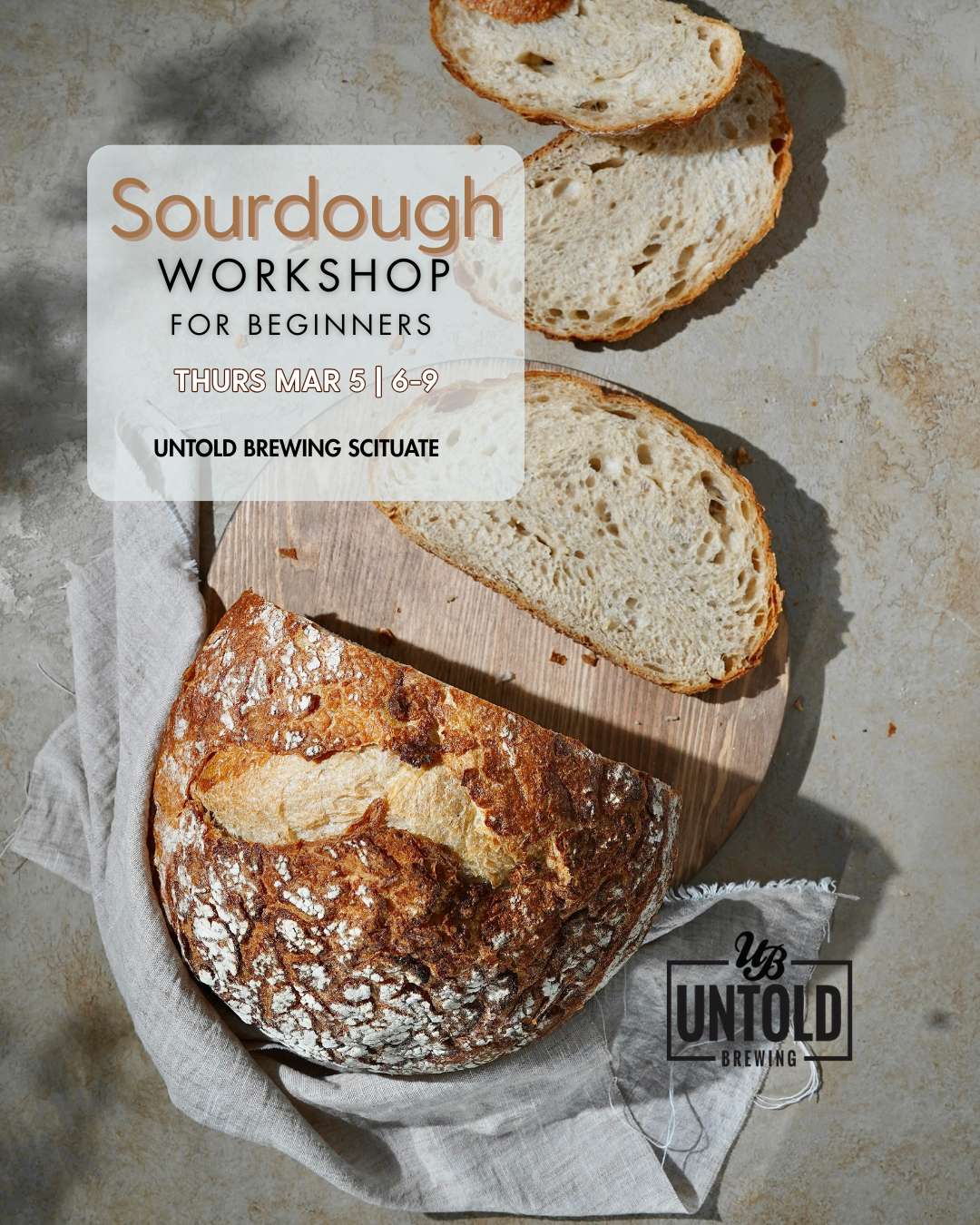 Scituate | March Sourdough Workshop for Beginners 