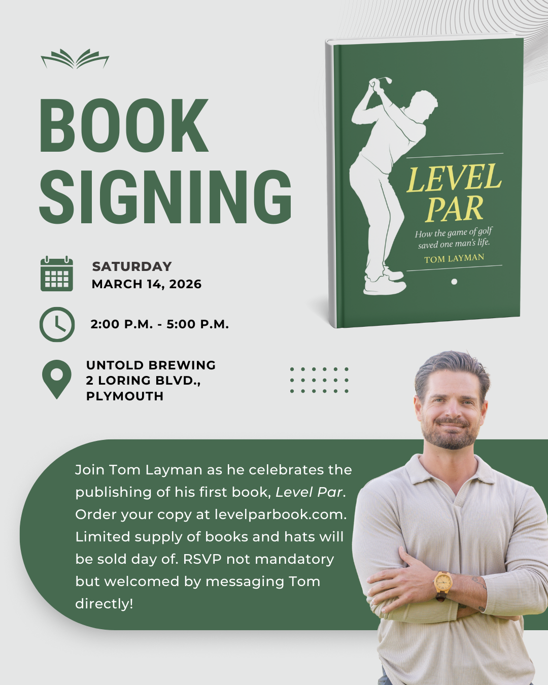 Plymouth | Tom Layman Book Signing Event 