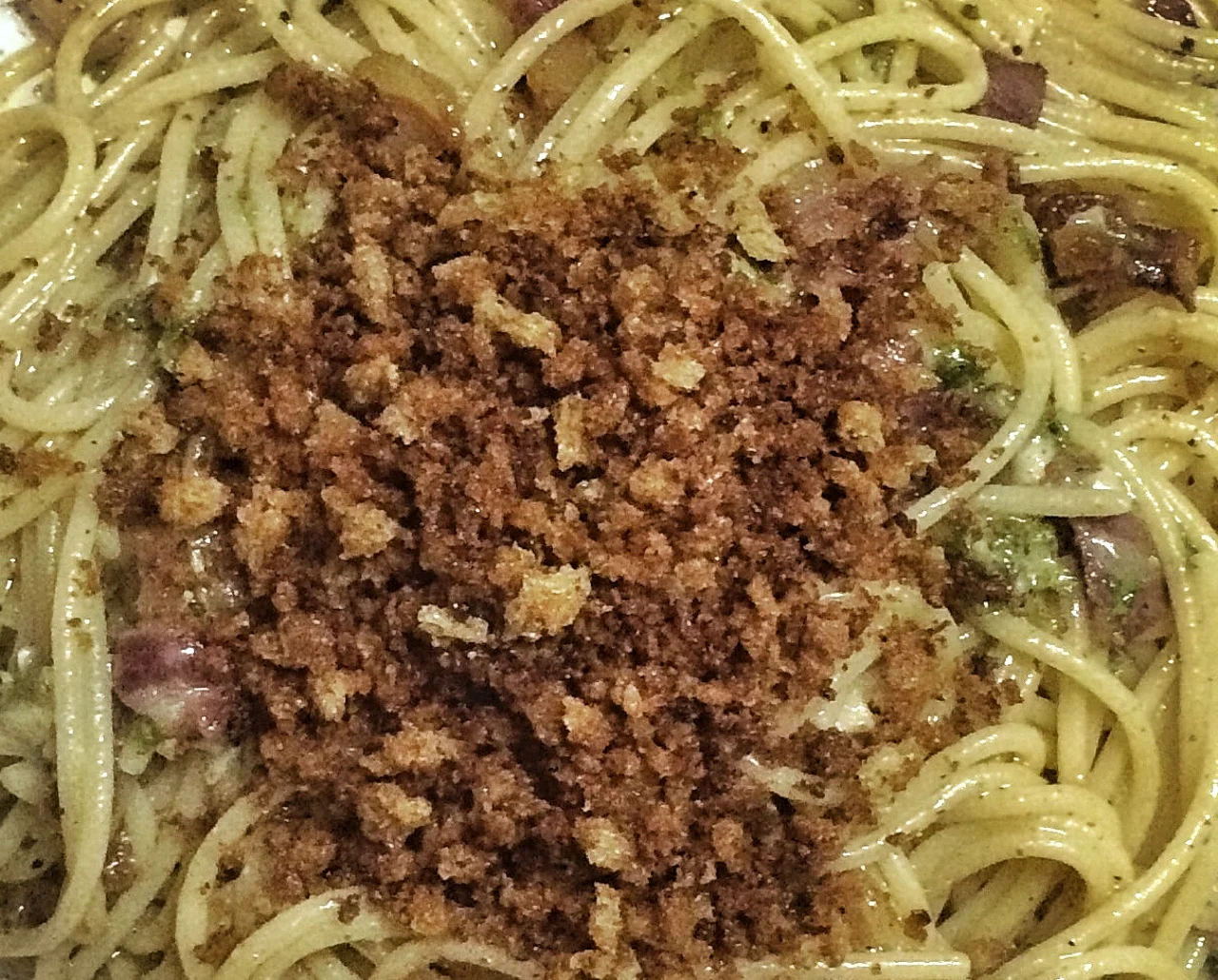 Saturday Soul Food: Varun's Spaghetti Pangrattato