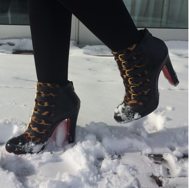 At a global PR meet for Christian Louboutin in New York. 