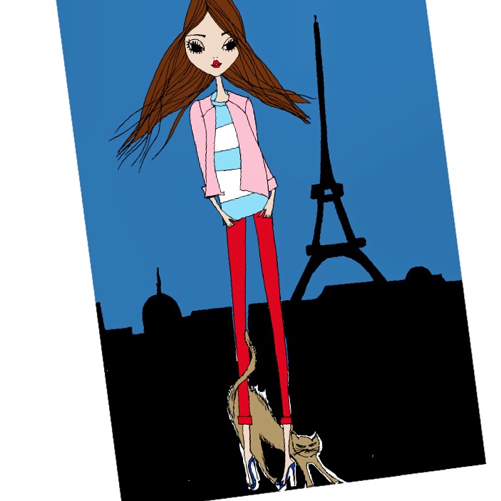 Irma - the illustrated character created by Jasmin Khezri for www.irmasworld.com