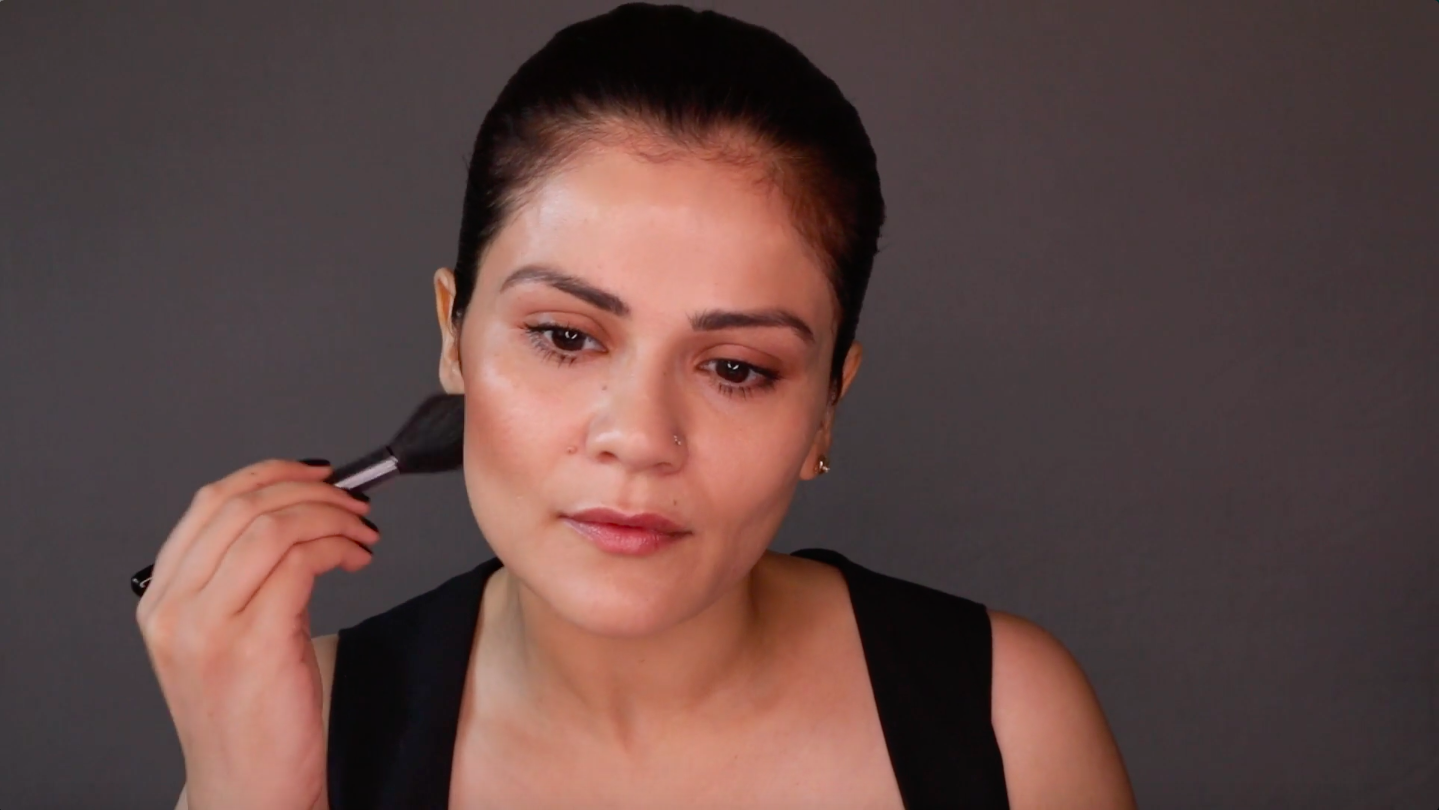 Cool girl makeup: Brows, lashes and cheekbones