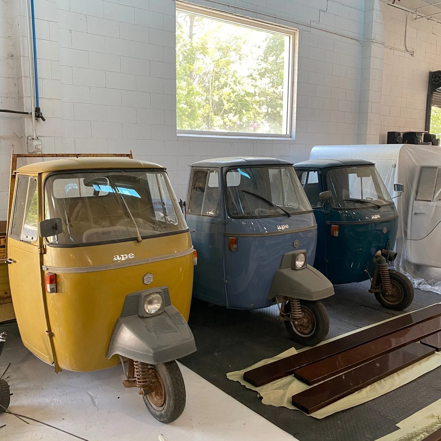 Vintage Piaggio Ape - Unrestored - Revolving Stock — Silverside Design