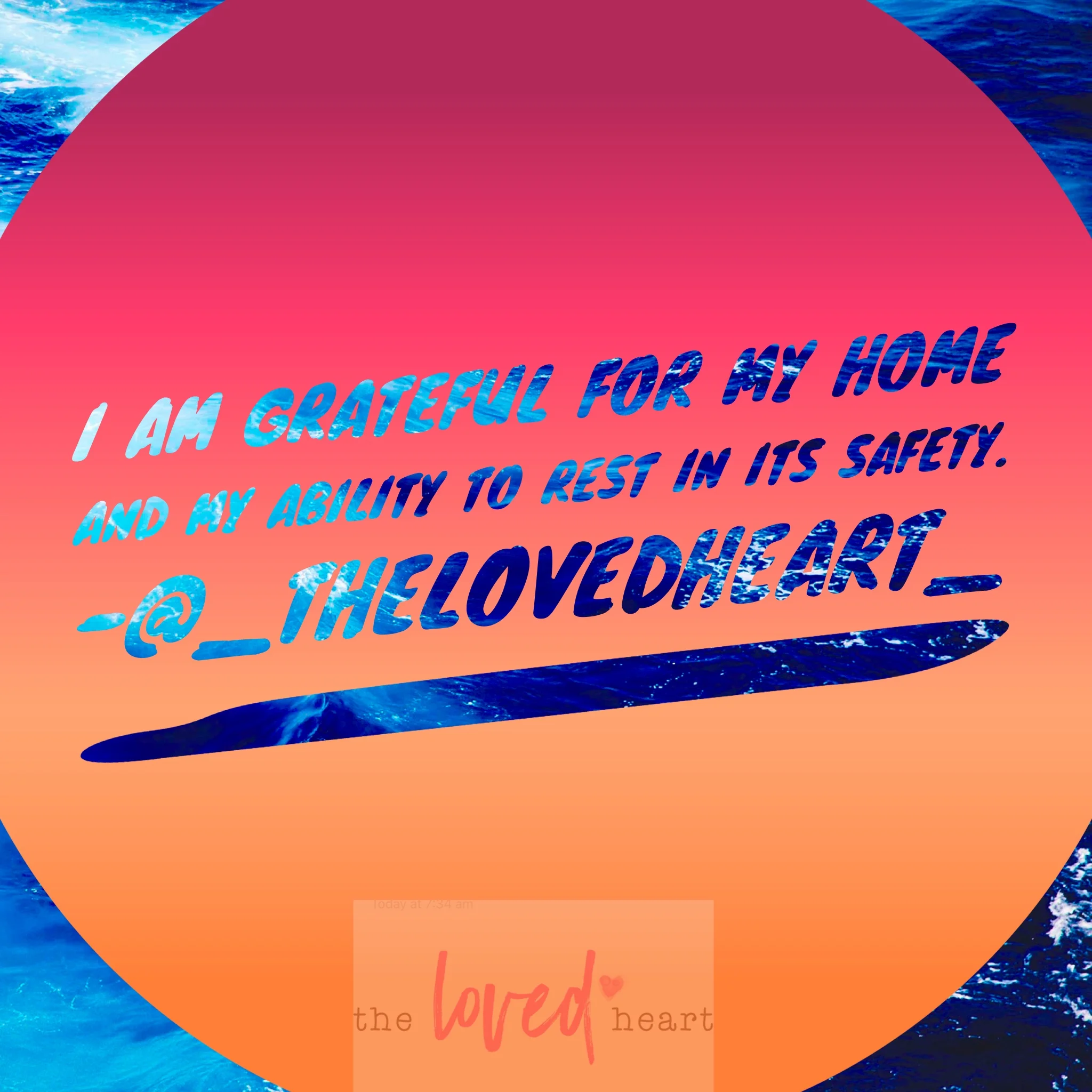 An attitude of gratitude.