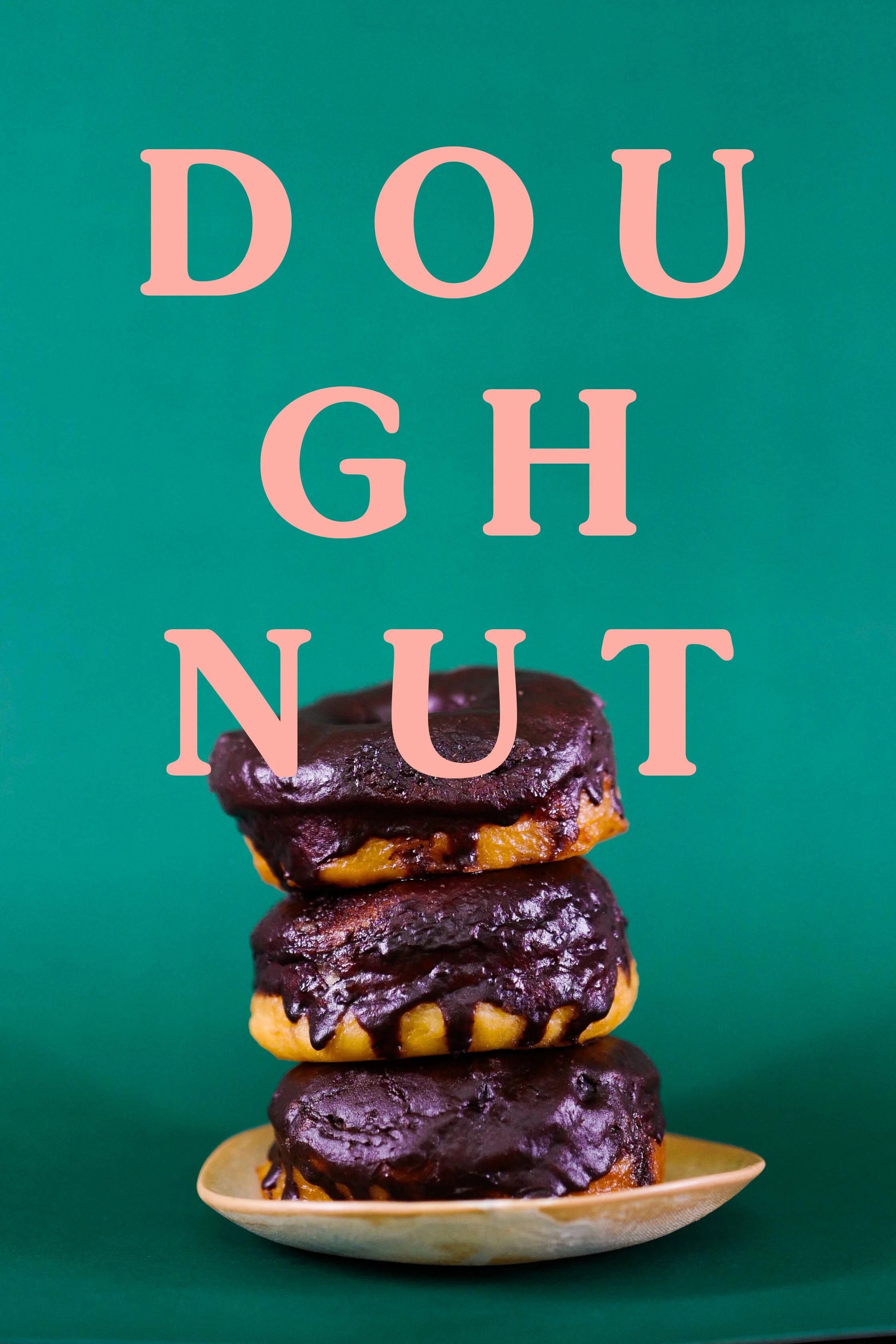 Dark Chocolate Glazed Dougnuts