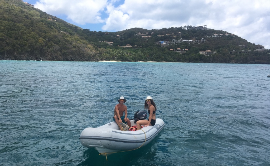 First you have to row a little boat. 