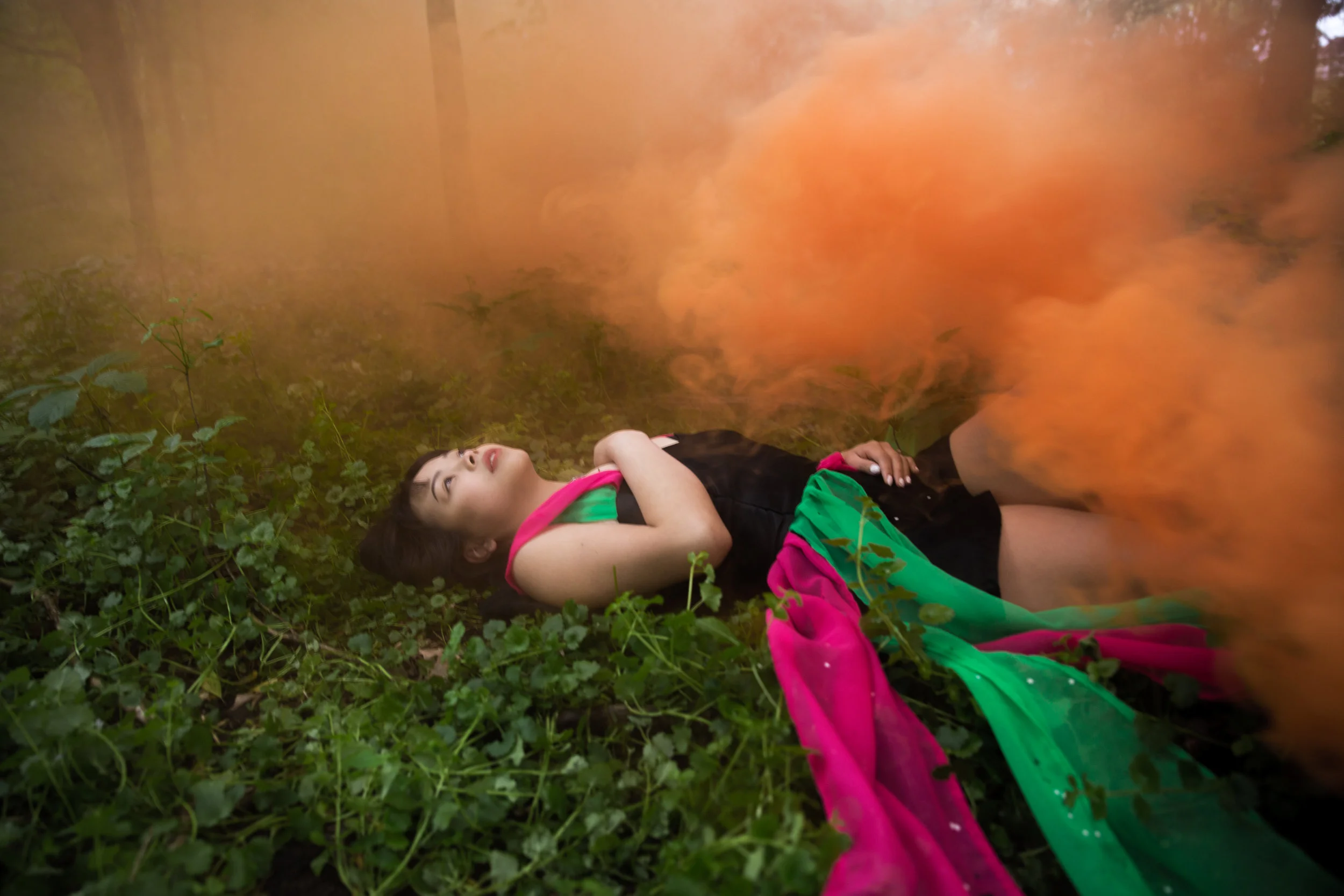 Model: Mihoko Xiong Dress: Kachia Lee Designs Second Shooter: Touchaingkong Yang Assistant: Yer Vang Location: Sister's back yard
