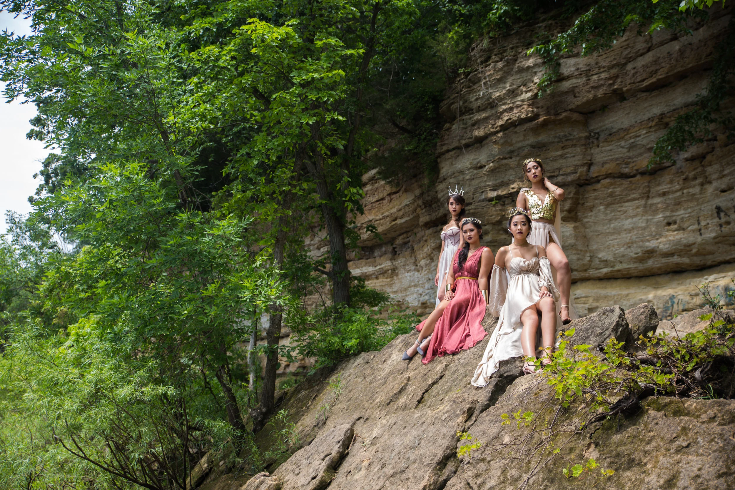 Designer: Darly Vu Models: Celena Korm, Diana Dep, Mary Vu & Sophia Korm. MUA/ Hair: Akyna Love & Cindy Vu Photos: Katherina Vang of Maivab Photography