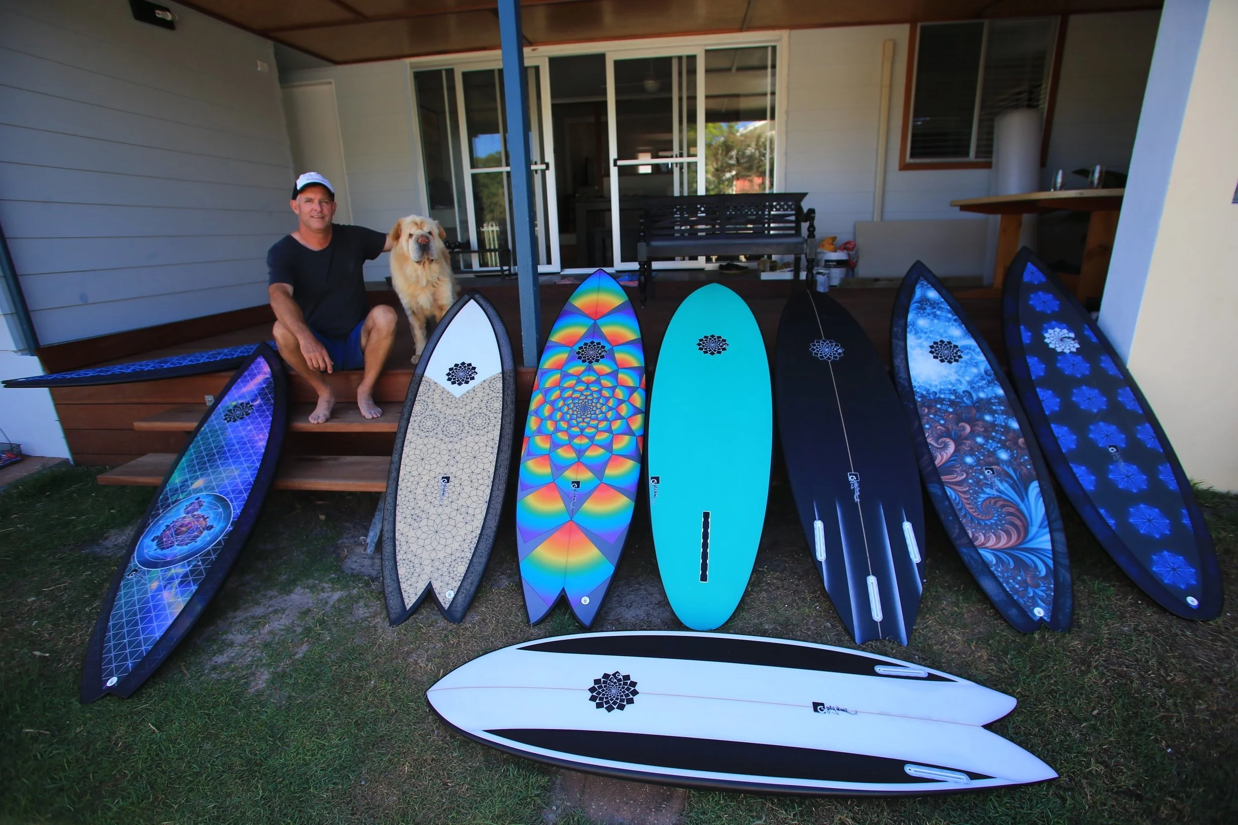 A quiver and a dog. Gary has both. Photo: Simon "Swilly" Williams