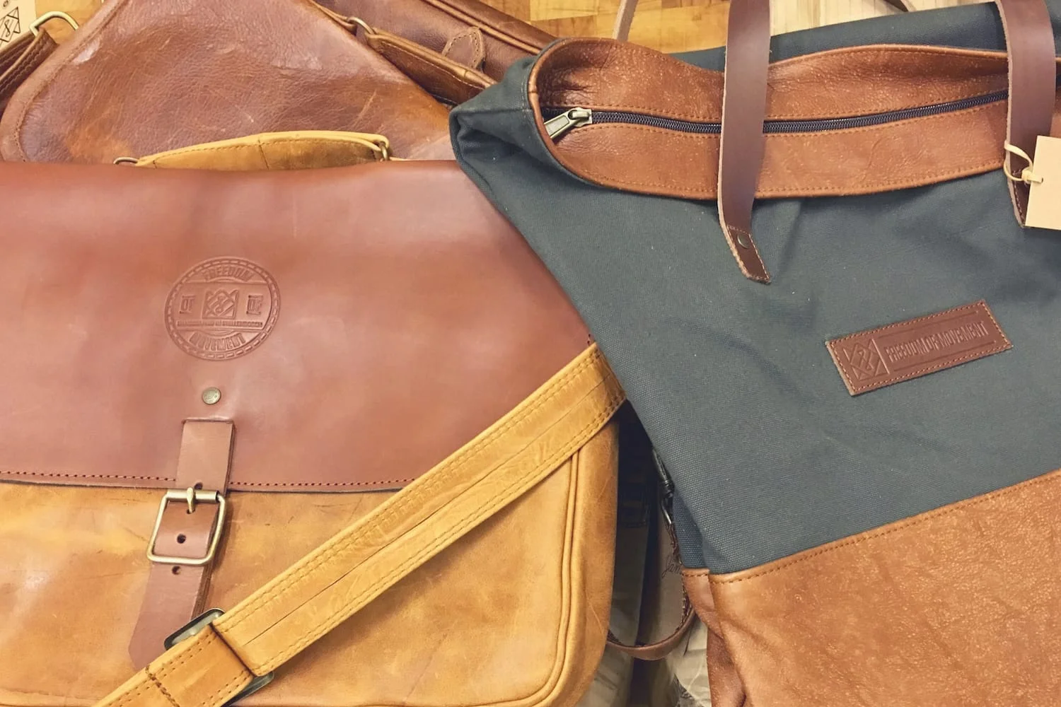 Leather bags