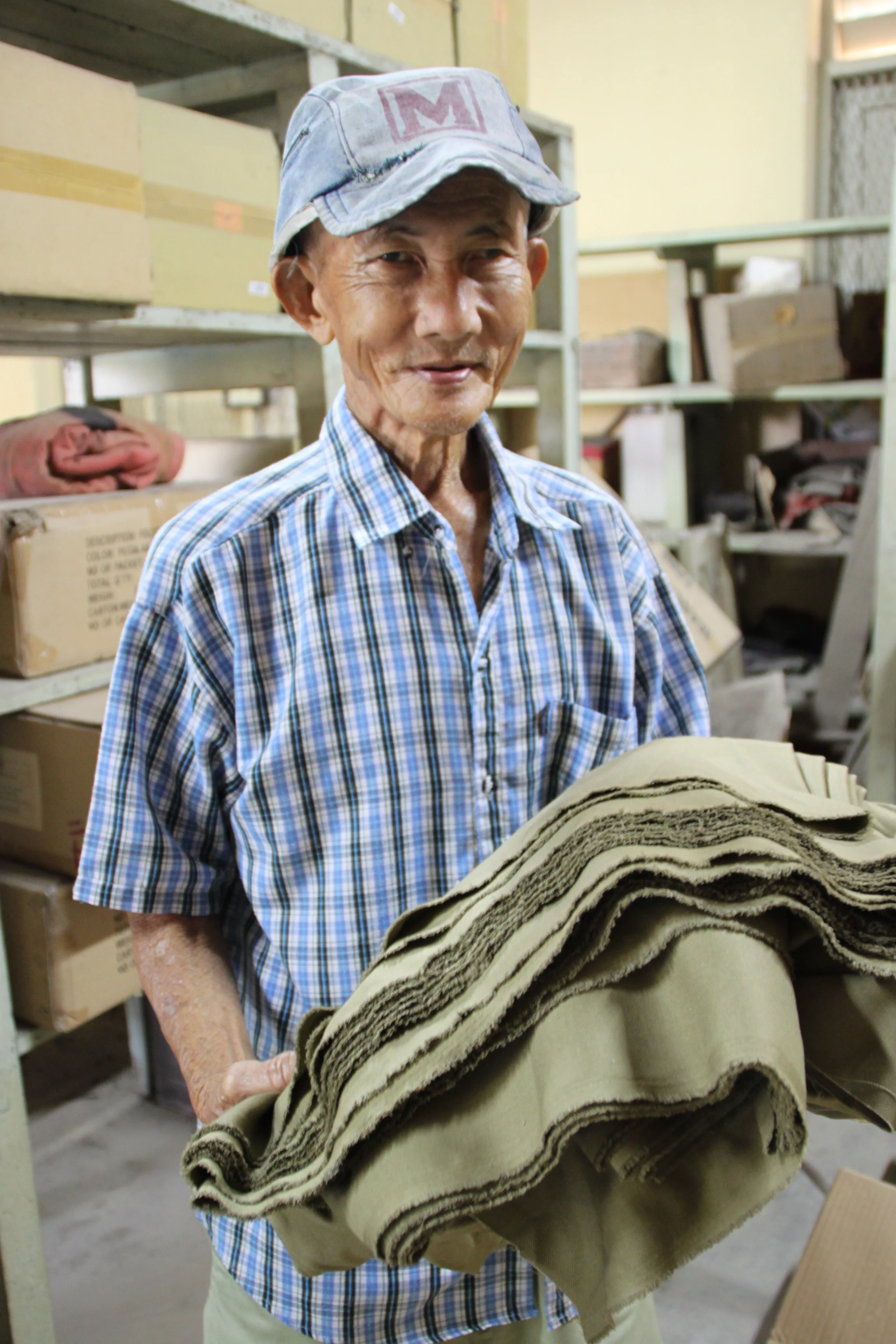 Ng Cheong Heong, from Indonesia, who worked as a store attendant in the settlement. (photo by Tan Ean Nee)
