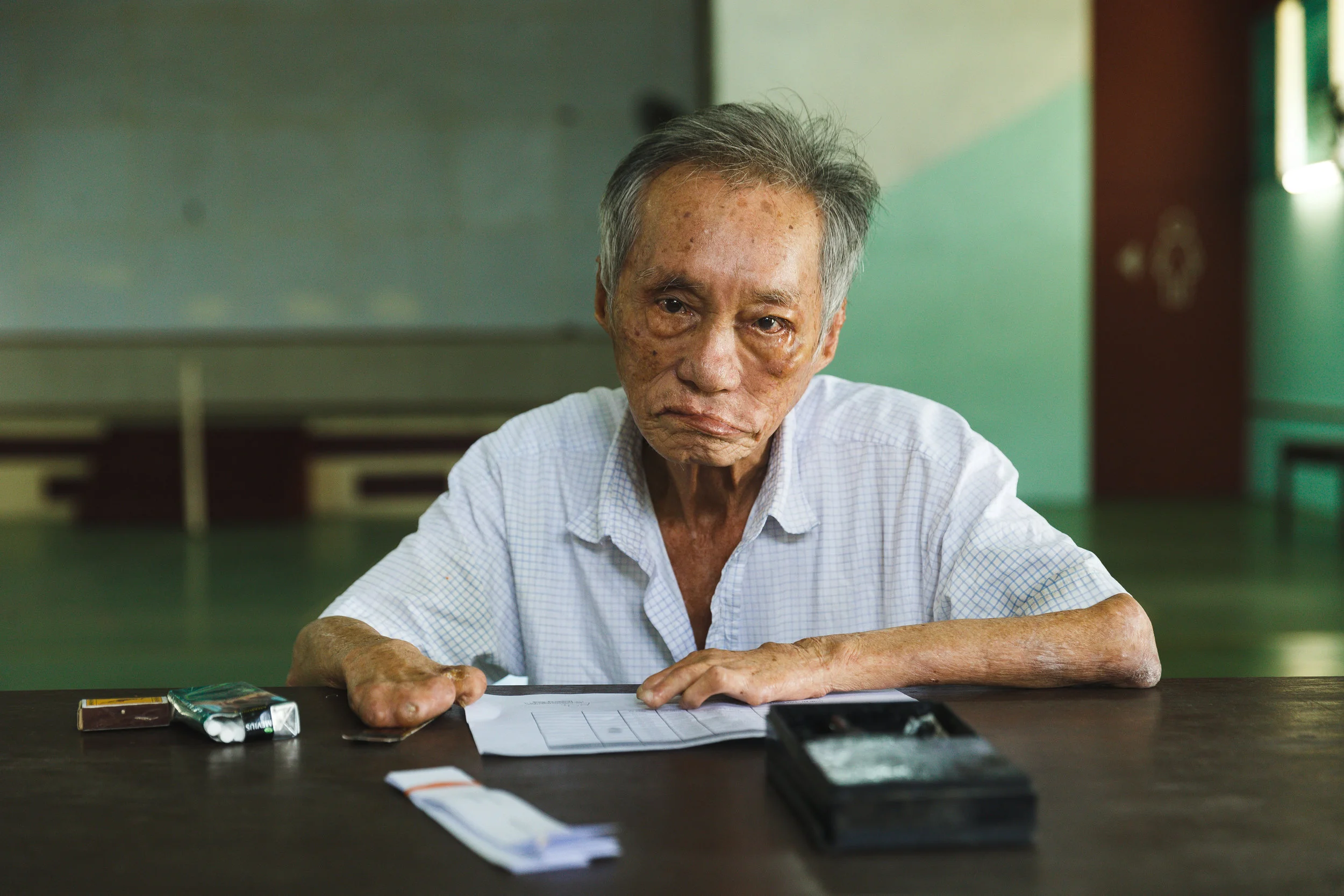 Lee Chor Seng, the Vice President of the Sungai Buloh Settlement Council cum Section Steward. (photo by Mango Loke)