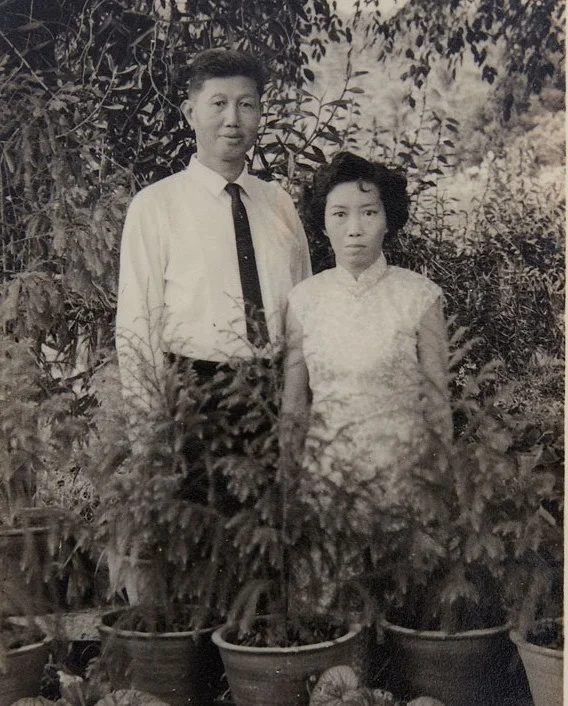 Lam and his wife, Lim Ah Ngoh. (photo courtesy of Lam Tow)