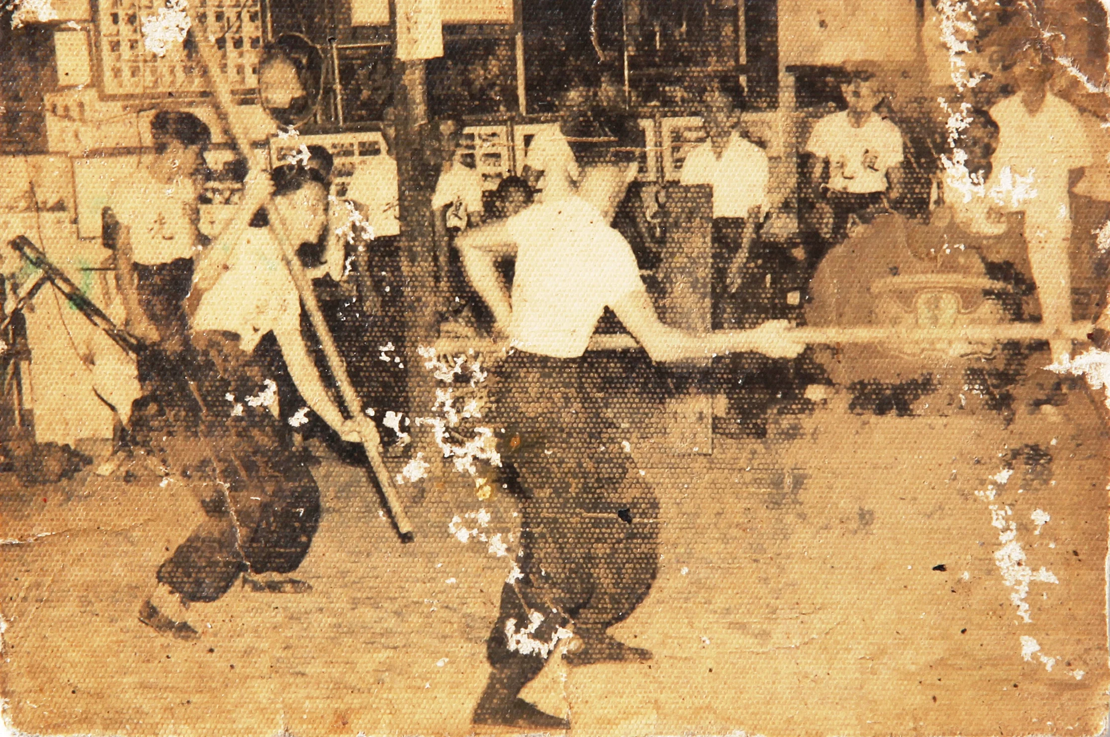 Young inmates practicing Chinese Kungfu. (photo courtesy of Cheang Toh Khoon)
