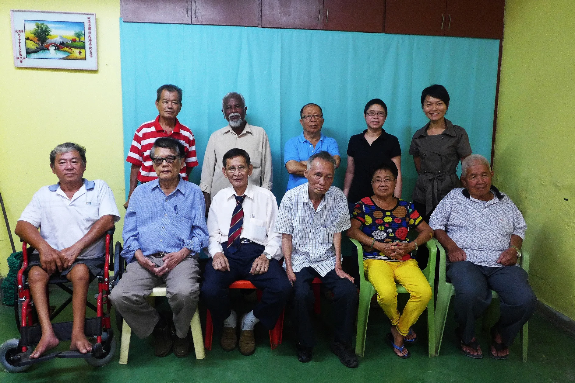 Committee of the Sungai Buloh Settlement Council, 2015. (photo by Lim Mei Kim)