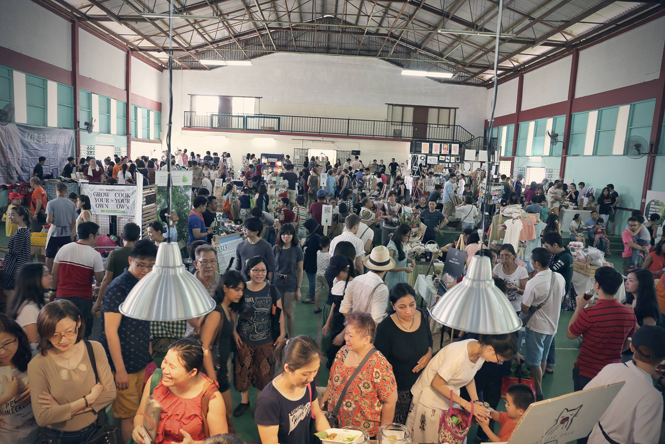 “Mari Market”, organised by Just Life Sdn Bhd at the Council Hall. (photo by Teoh Chee Keong )