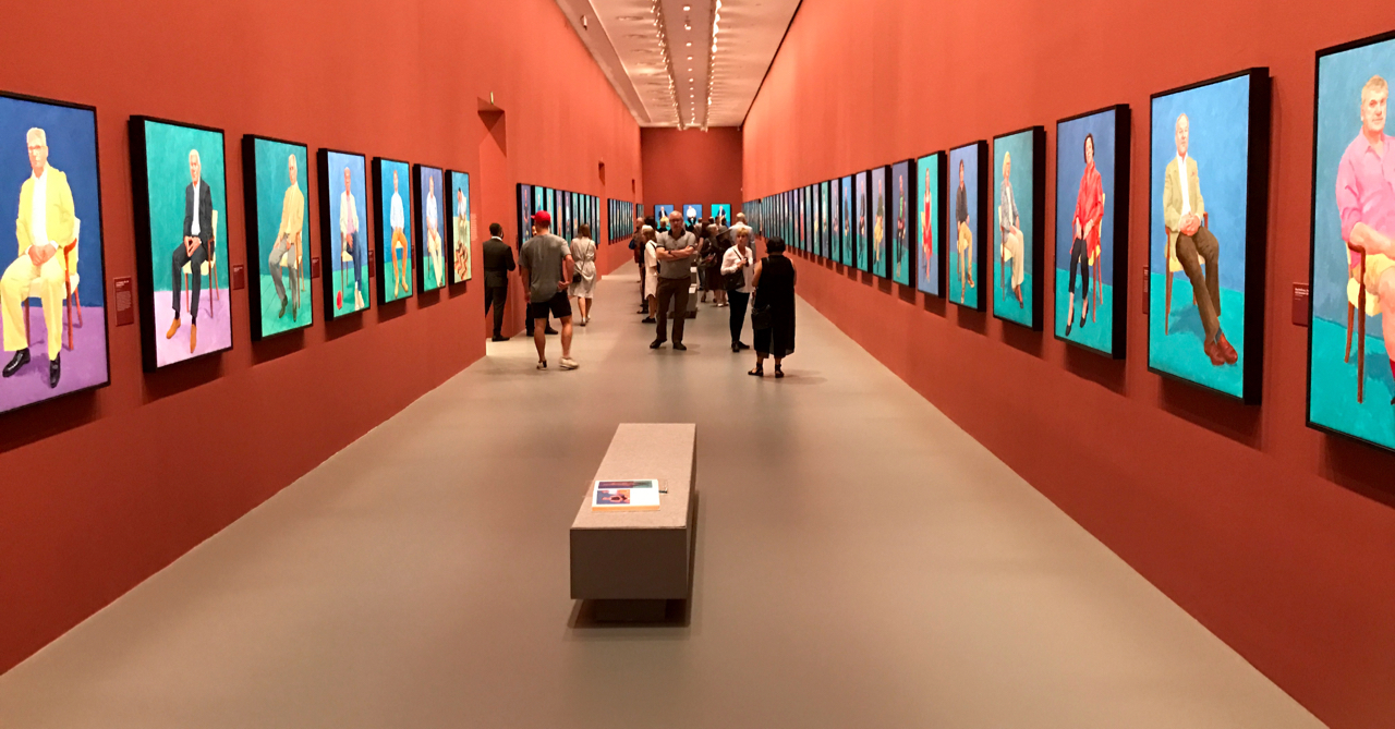 The long gallery of portraits