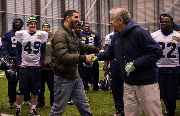 (Drake with the Seahawks)