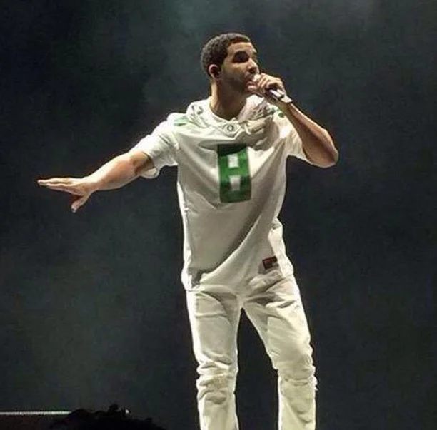 (That one time Drake he was an Oregon Ducks fan)