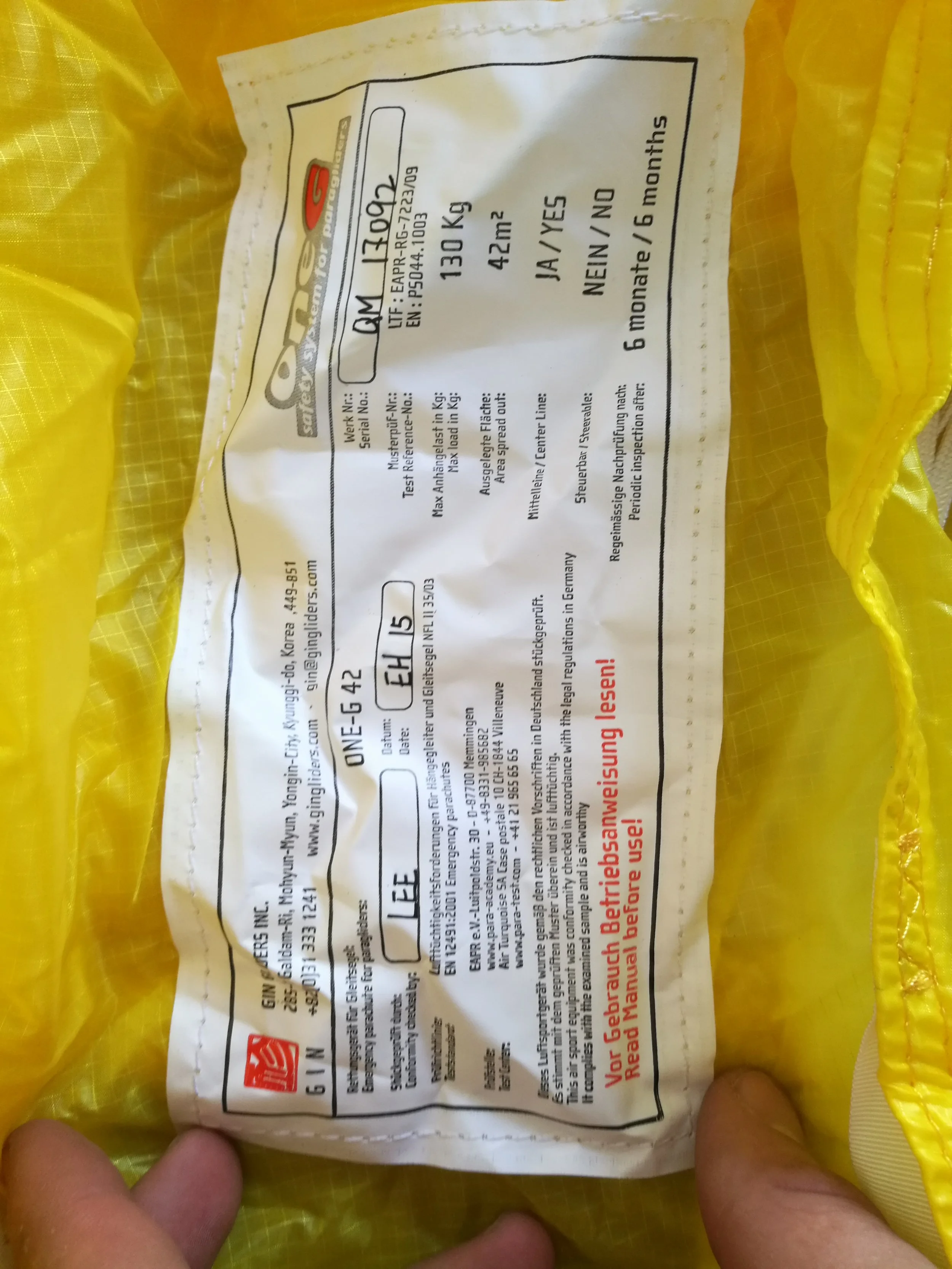 Gin One G 42 (No container)