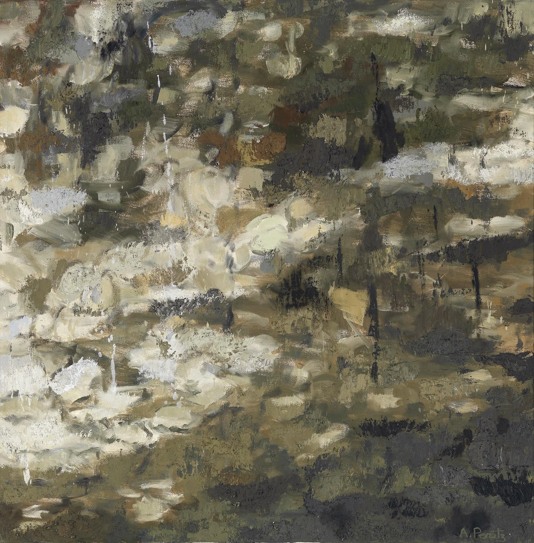   Truro Pond , 2003, 24 x 24” 