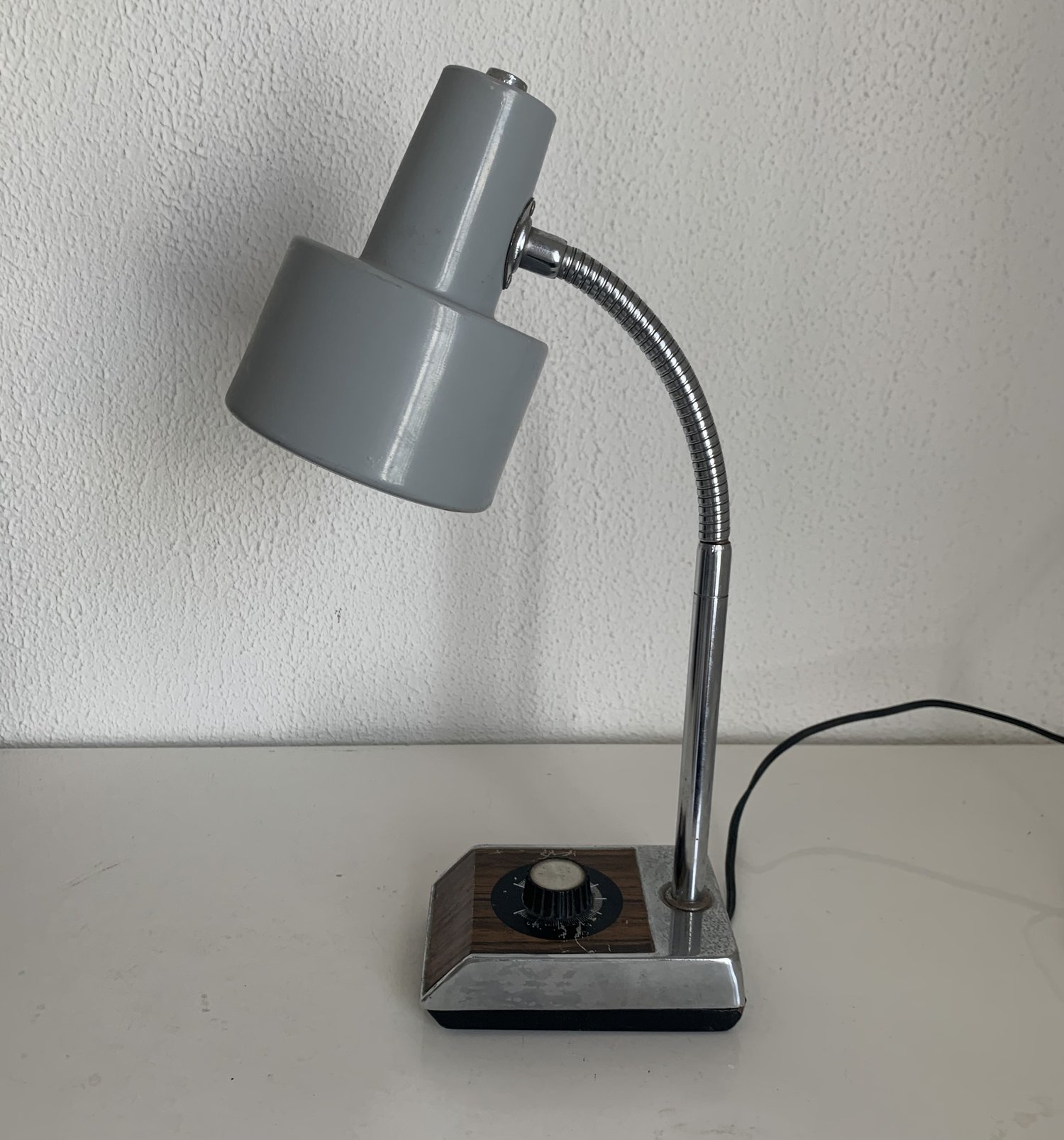 Lampe de bureau laiton 22cm vintage 1940 — Jolie Vieillerie