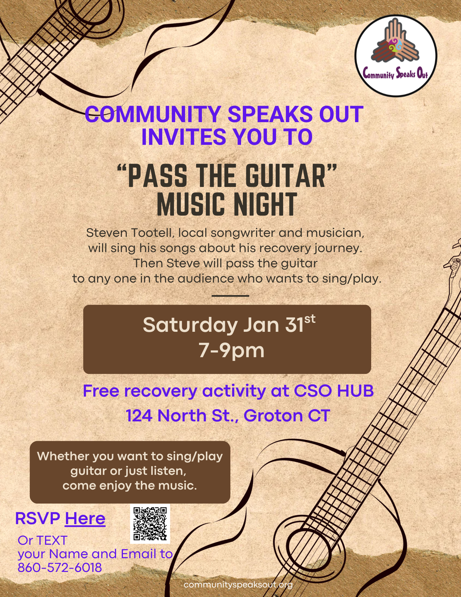 Pass the Guitar Music Night