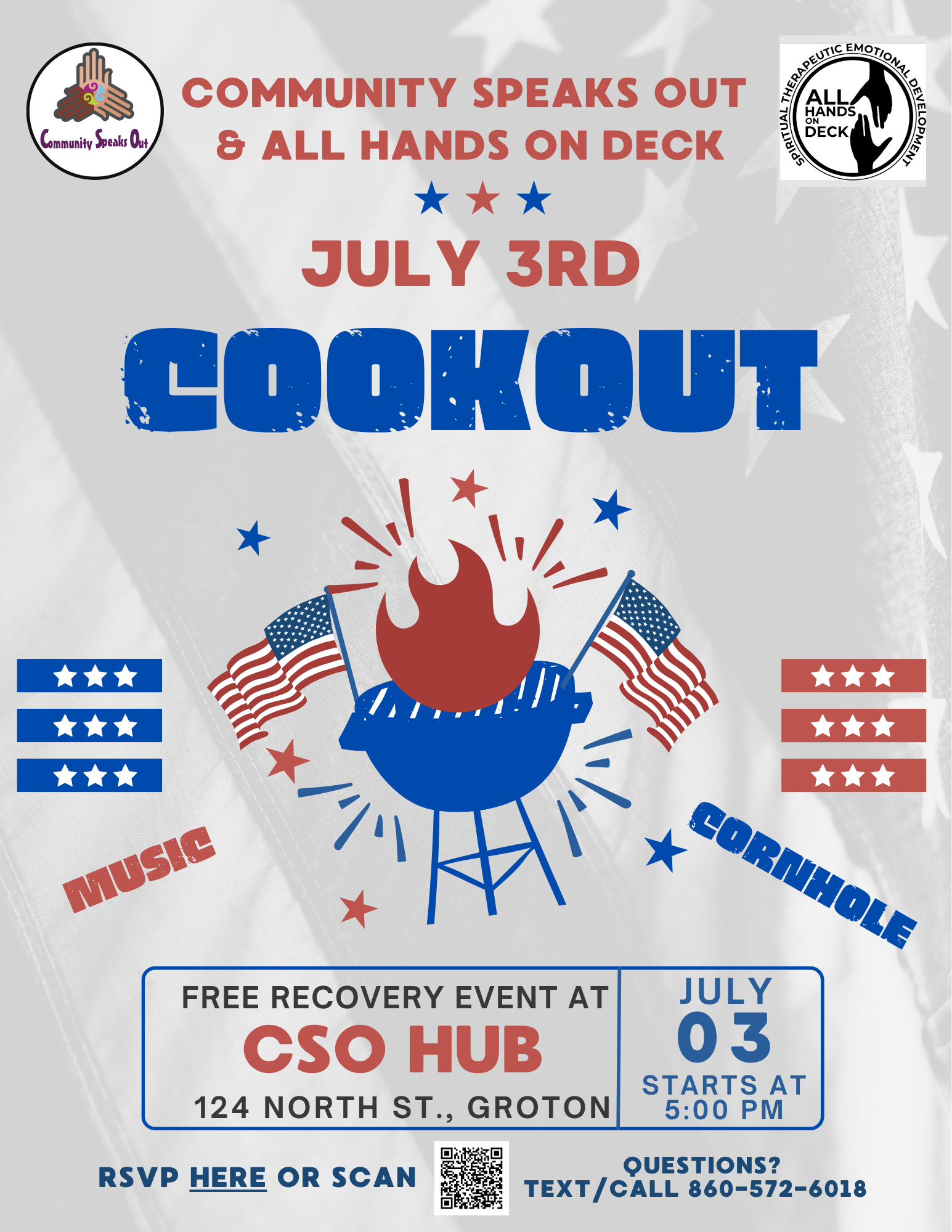 Recovery Event COOKOUT