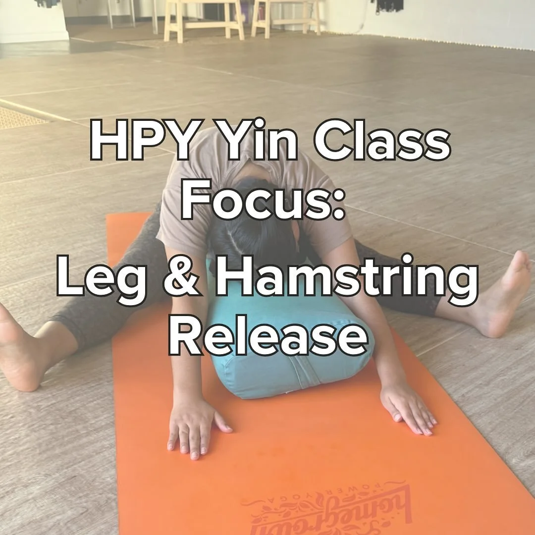 HPY Yin Class Focus: Leg &amp; Hamstring Release 💫✨🌙
-
Join us this week as we explore leg &amp; hamstring release in all of our yin classes. These postures increase flexibility, reduce lower back strain, and support balance and gait. Join us as we