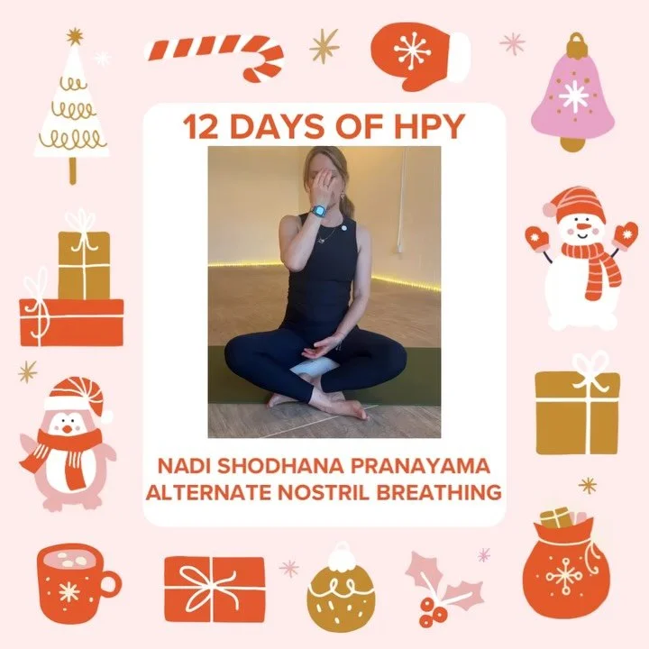 🌟❄️⛄️ 12 Days of HPY ⛄️❄️🌟 Day Five: Nadi Shodhana Pranayama | Alternate Nostril Breathing 👃
-
Nadi Shodhana Pranayama is a pranayama practice that is meant to purify energy channels (nadis) and bring balance to the mind, body, and nervous system 