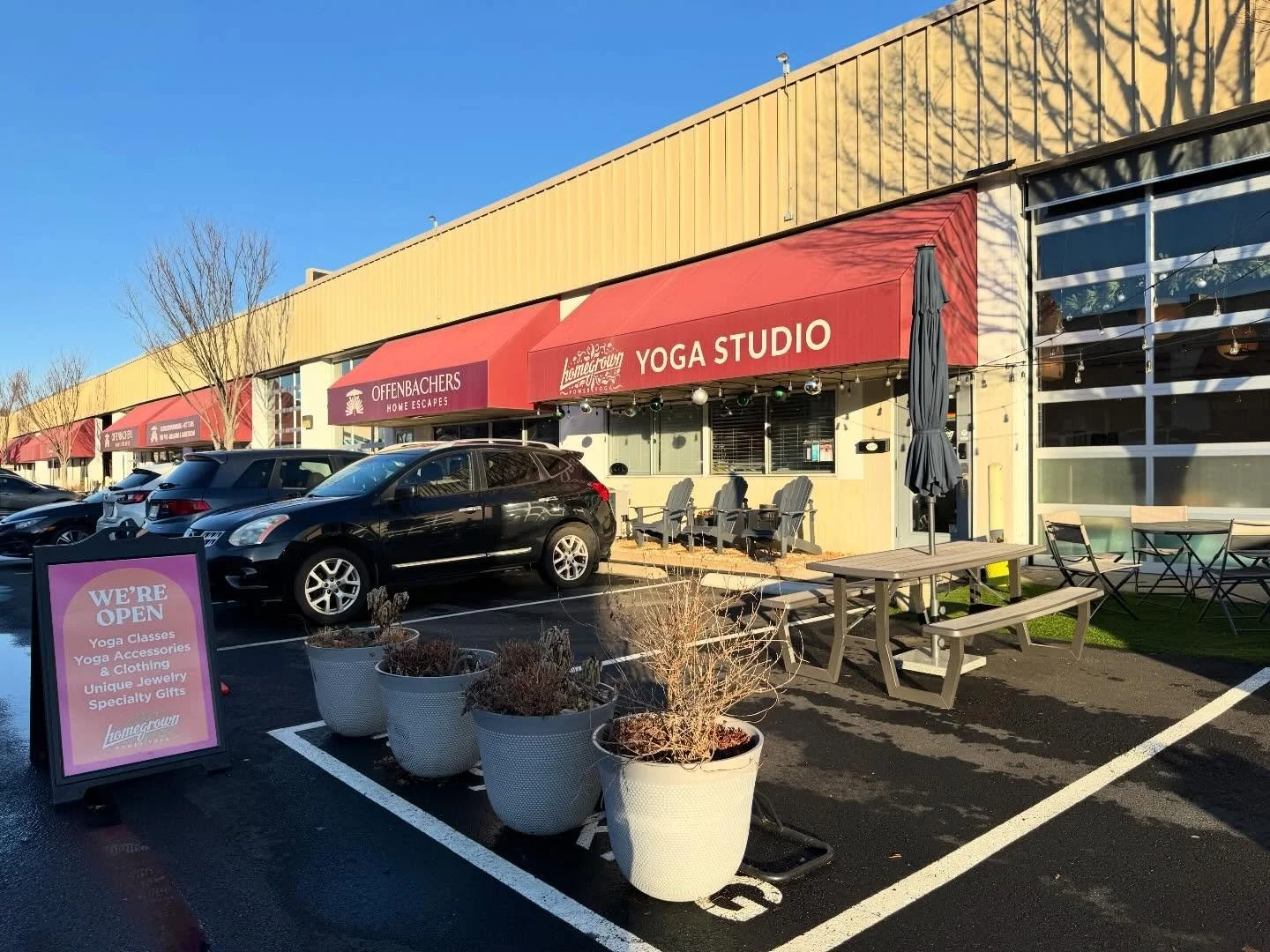 Homegrown Power Yoga: your Third Place 💚
-
Third Plaxe (n.): The space beyond home and work where community, connection, and belonging thrive. 
-
At HPY we move beyond just the physical practice and intentionally hold space for community and togethe