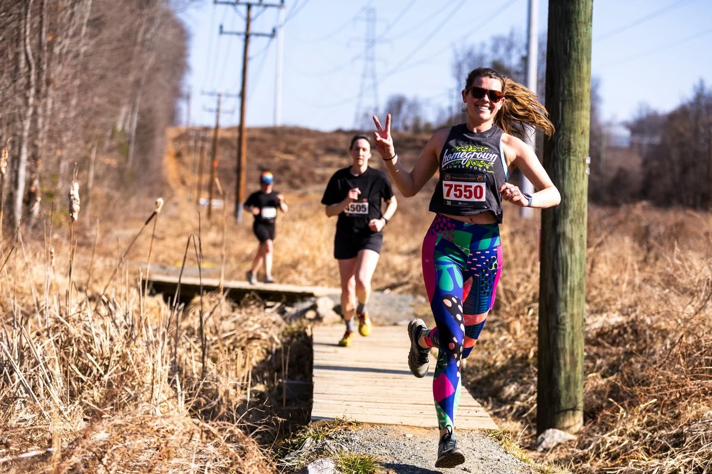Trail miles. Mud. Big climbs. Big smiles.
One of our favorite places to bring yoga outside the studio is the EX2 Adventures race series. If you&rsquo;ve been there, you know the energy is something special.
Vanessa absolutely loves being out on the t