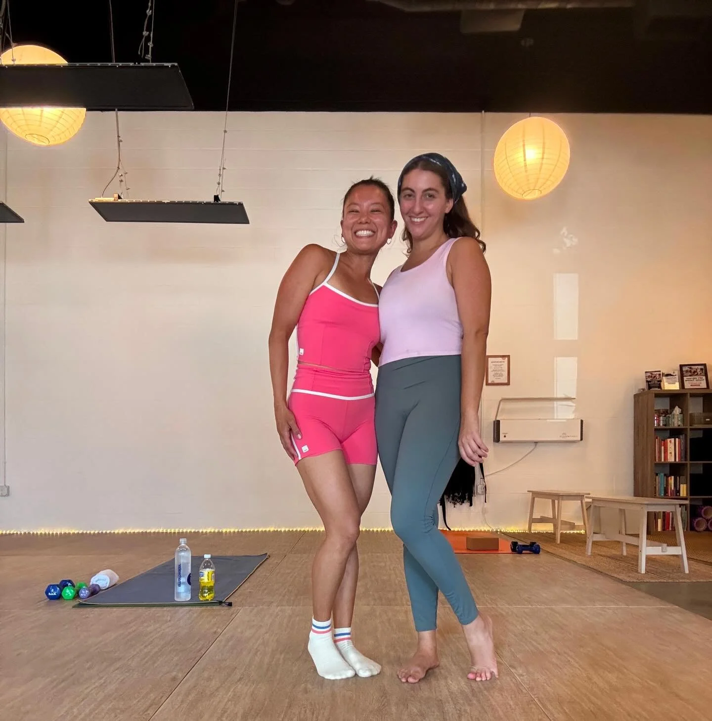 Em &amp; Taylor: Friends since age two and yoga is the thing that always brings them back together 🤸💗✨ The practice invites us to return again and again - ourselves, our community, our deepest connections 💕 Tag your yoga bestie below ⤵️✨