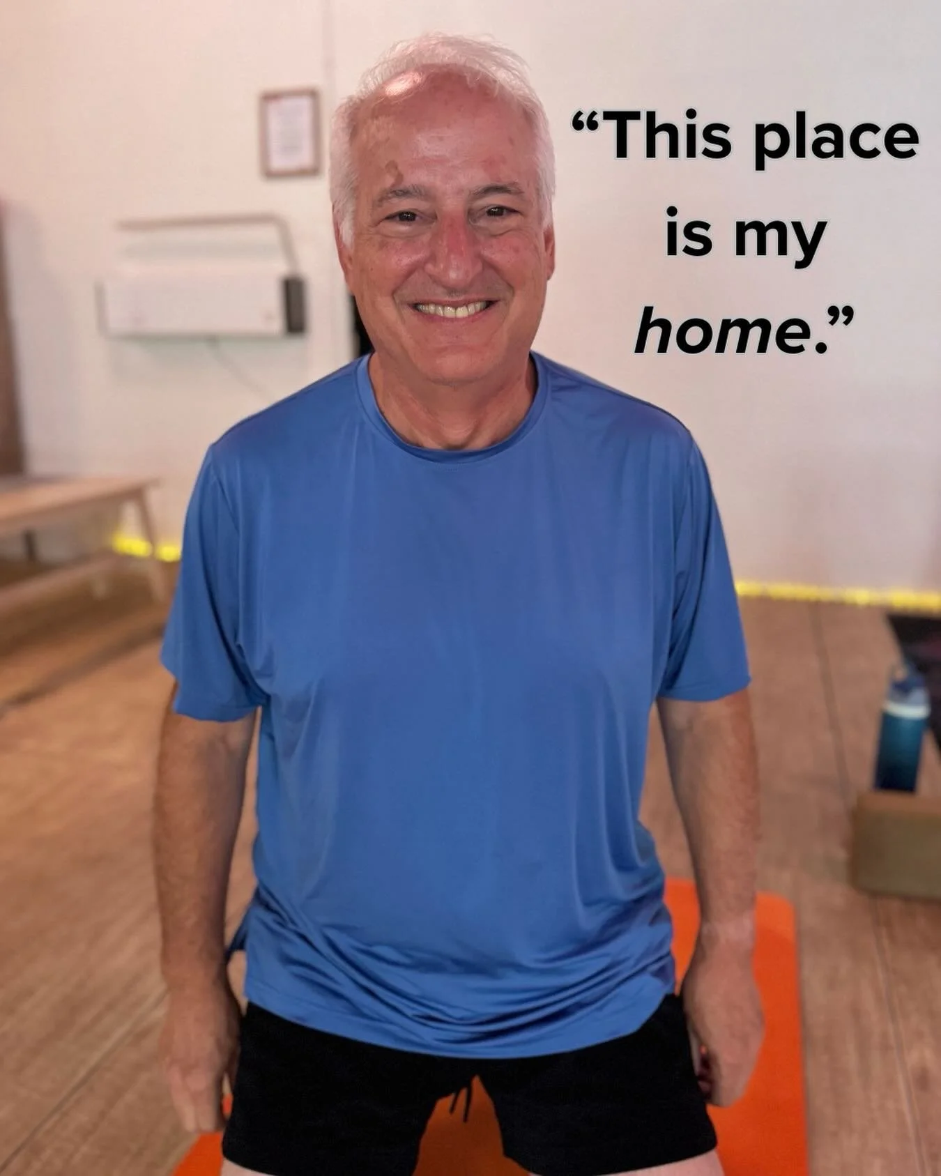 &ldquo;This place is my home.&rdquo; 💚
-
If you&rsquo;ve been to the studio lately, you&rsquo;ve likely seen one of our amazing members, Jim, in class! Jim came to us with no prior yoga knowledge and was eager to jump in and learn! What began as a q