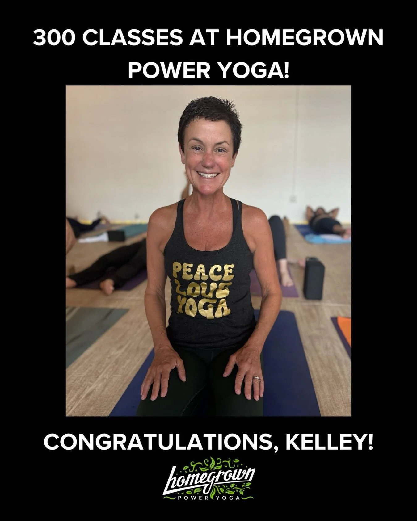 Congratulations to one of our fantastic members, Kelley, for taking 300 classes! 🌟🤩🎉 This is an AMAZING accomplishment and reflect&rsquo;s Kelley&rsquo;s dedication to showing up consistently 💚💗 Yay Kelley!! 💕
