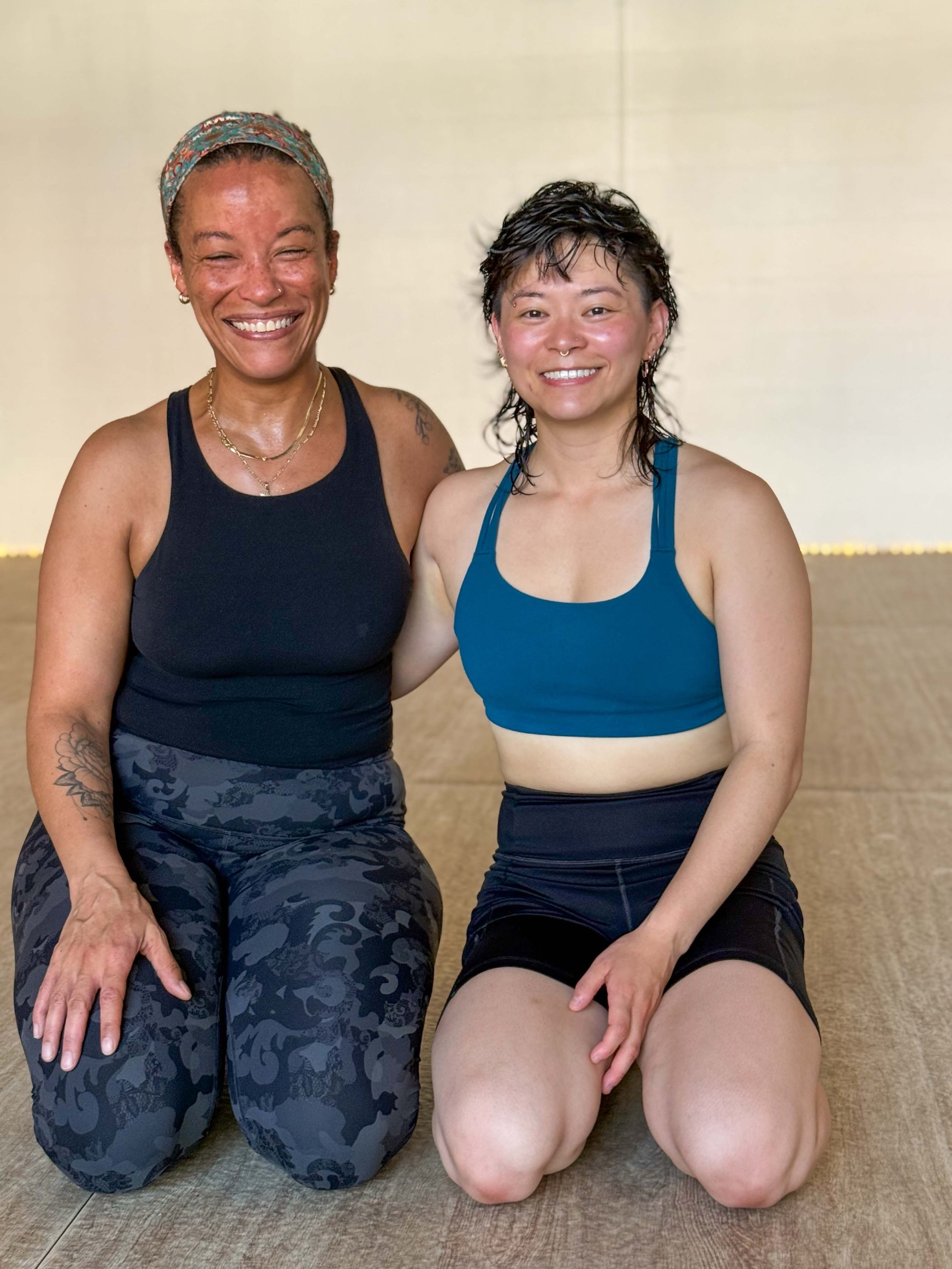 The smiles say it all! 
Show up, move and leave glowing and 😊 

Enjoy your Labor Day! 

💚🪷🤩🧘🏾&zwj;♀️🪷💚🧘🏻&zwj;♀️💚🪷🧘🏼&zwj;♀️🤩