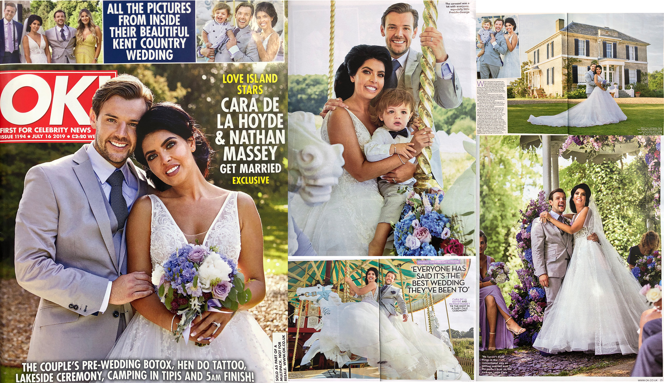 A recent photo shoot for OK! Magazine