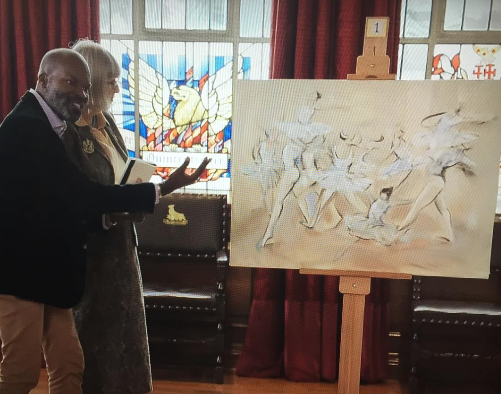 Suman’s image of the ballet dancers was part of the Big Painting Challenge