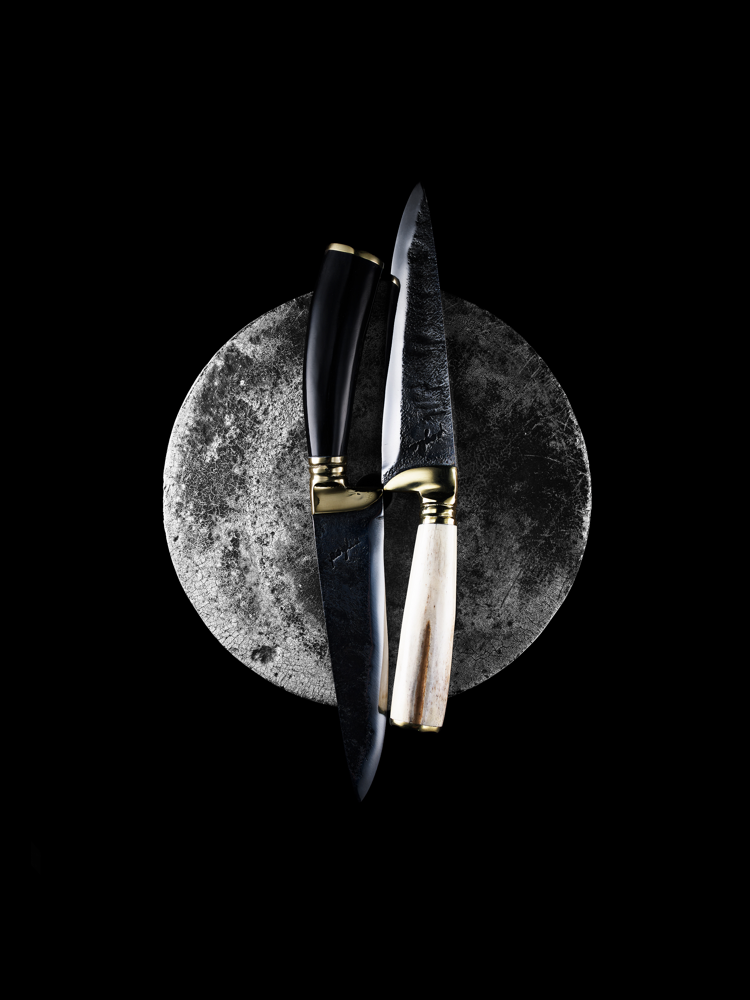 Knife Set – Black & Tan