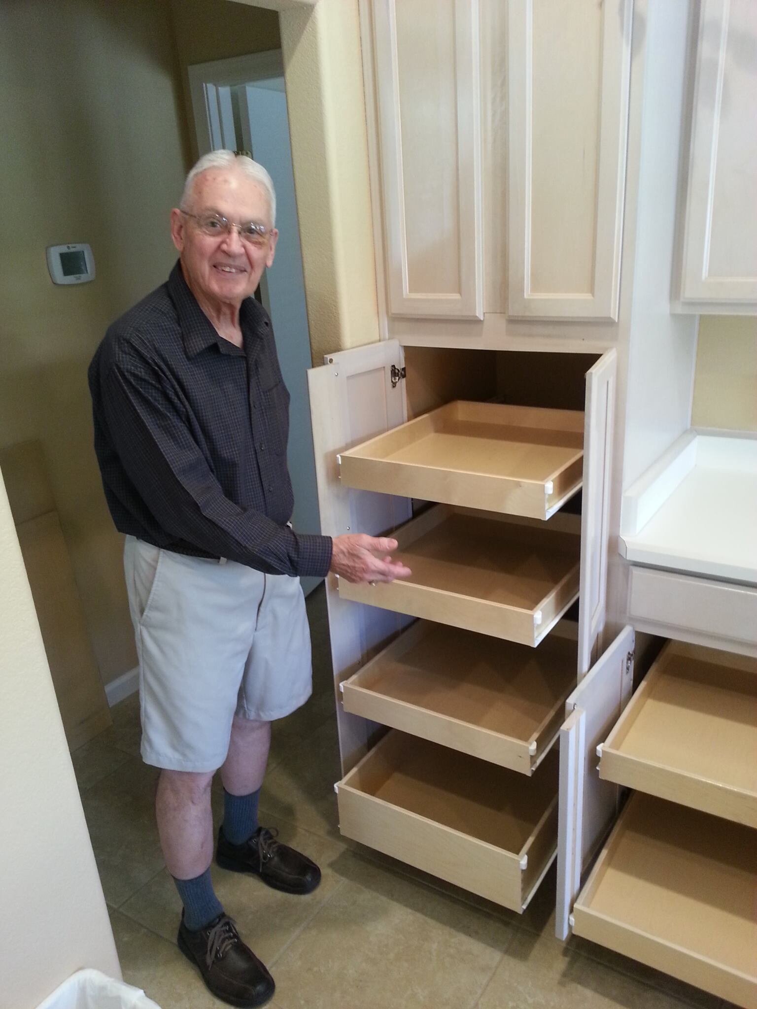 3 Inch and 6 Inch Pull-Out Pantry Shelves