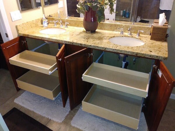 Pull Out Drawers For Bathroom Cabinets, Under Cabinet Pull Out Drawers Bathroom